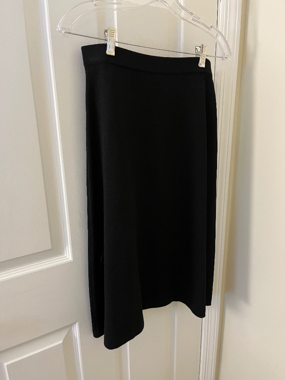 St. John Evening Black Knit Skirt